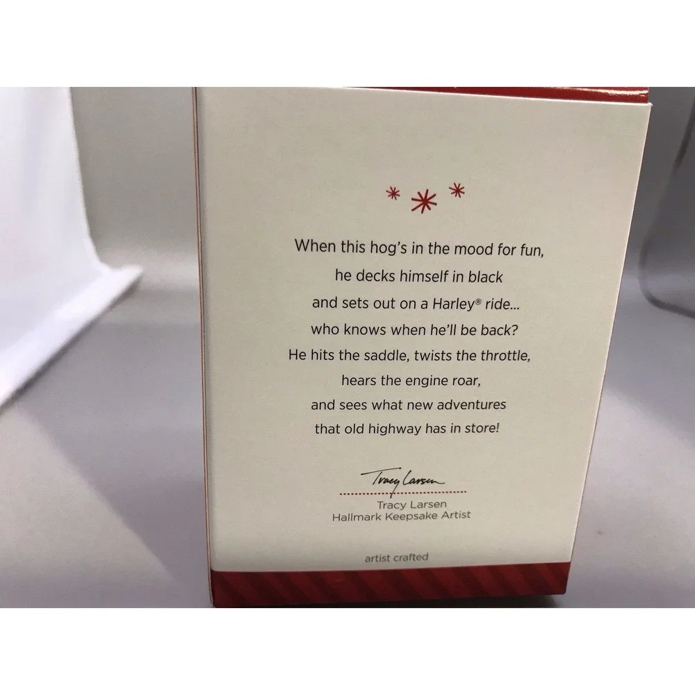 Hallmark Keepsake 2014 Harley Hog Christmas‎ Ornament